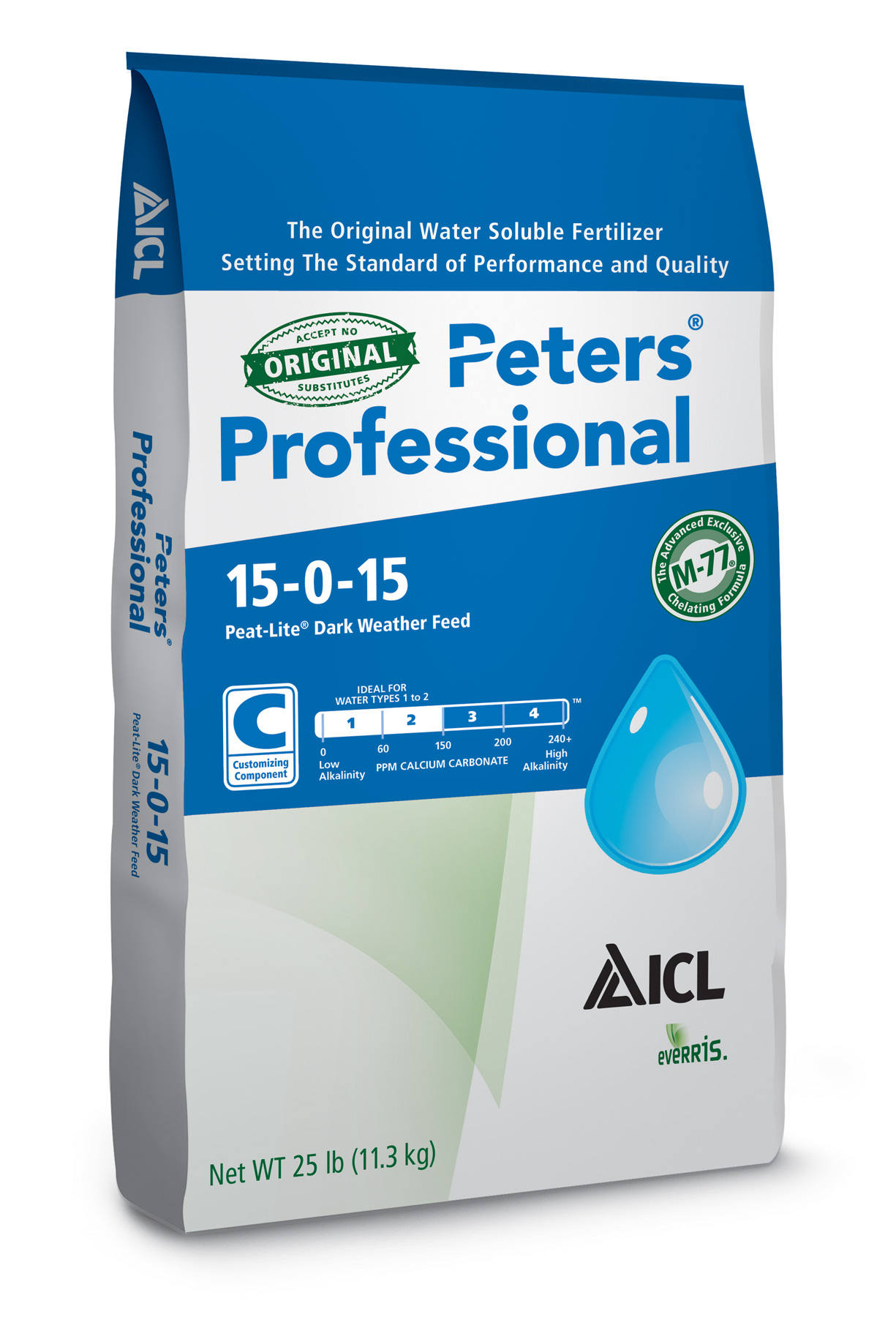 Peters Professional 15-0-15 Peat-Lite Dark Weather Special 25 lb Bag - Water Soluble Fertilizer